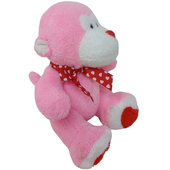 Ty Junglelove Monkey Red White Red‎ Retired Beanie Baby Stuffed Animal Plush 8" - Picture 5 of 7